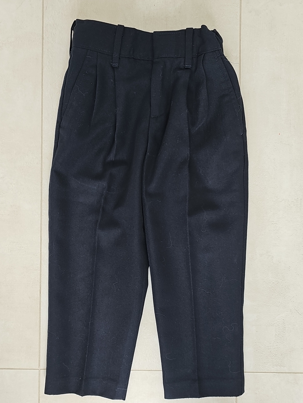Van Heusen Navy Blue Pleated Dress Pants Boys Sz 3T